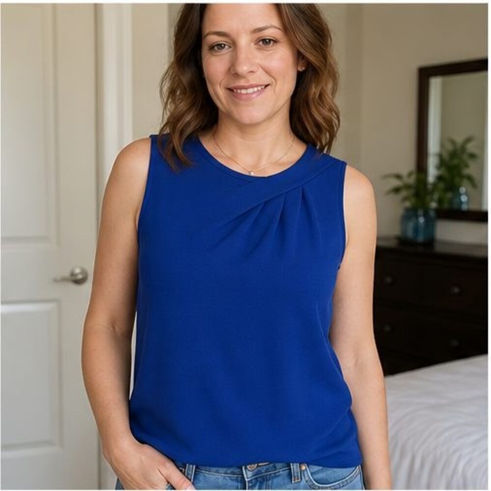 Rust Tunic Blouse - Picture 2 of 6
